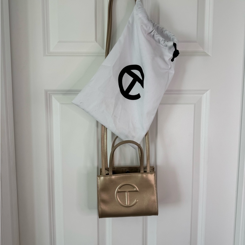 Telfar small Gold Women's Bag